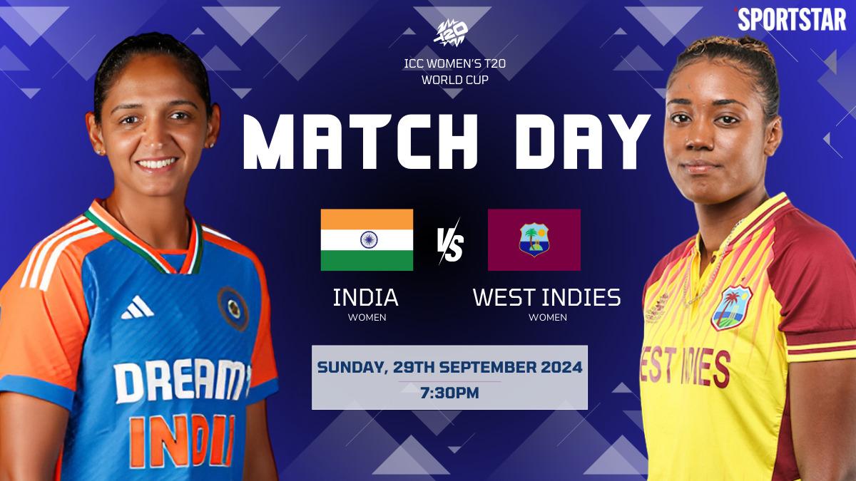 IND-W vs WI-W Live Score, Women’s T20 World Cup 2024 Warm-up: India Women 22/2 (5); Harmanpreet, Shafali fall quickly